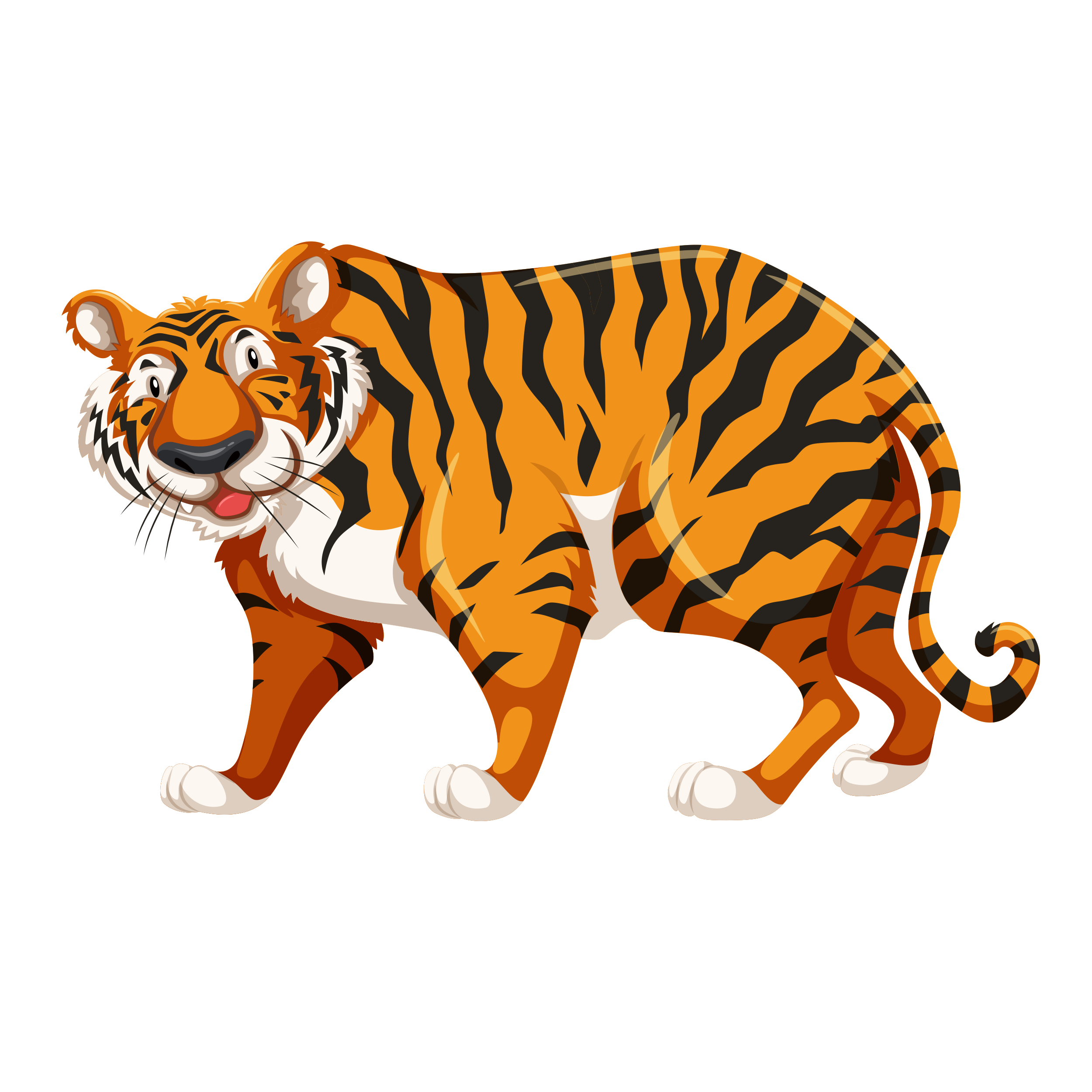 clipart tiger mammal