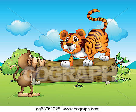 monkeys clipart tiger