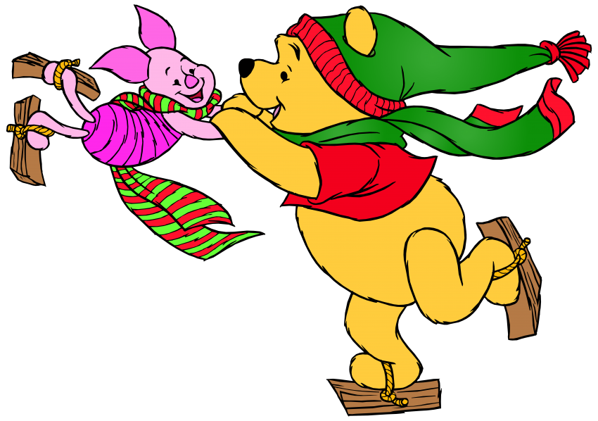 Winnie the and piglet. Clipart tiger pooh