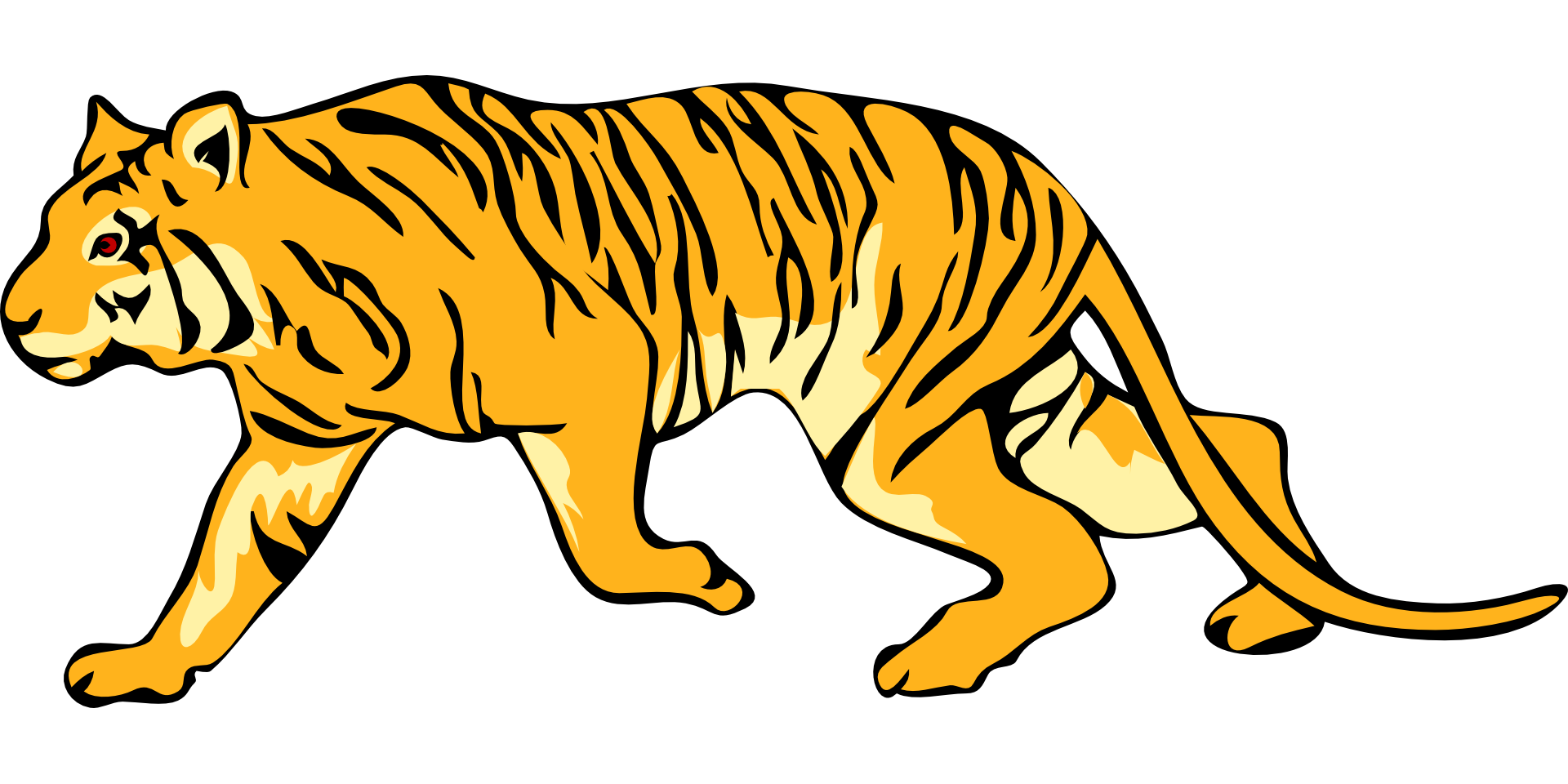 clipart tiger student