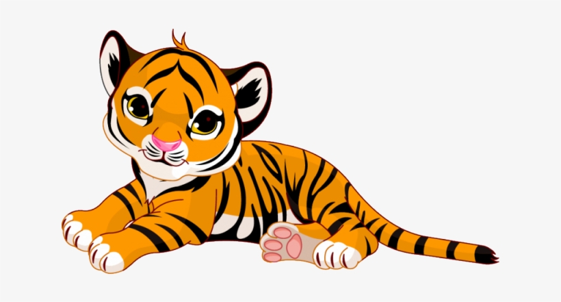 Clipart tiger tigre. Baby cartoon png image
