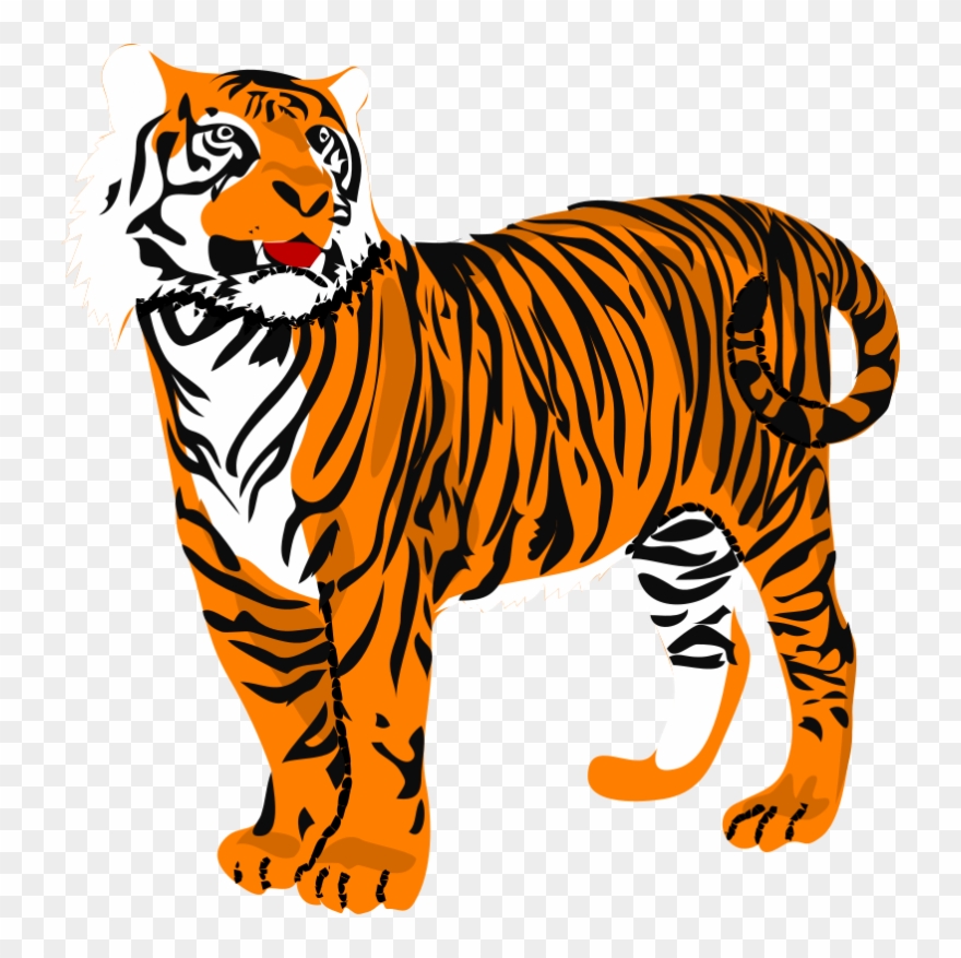 clipart tiger transparent background