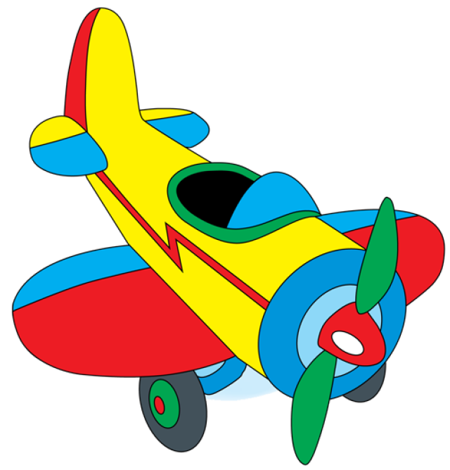 clipart toys airplane