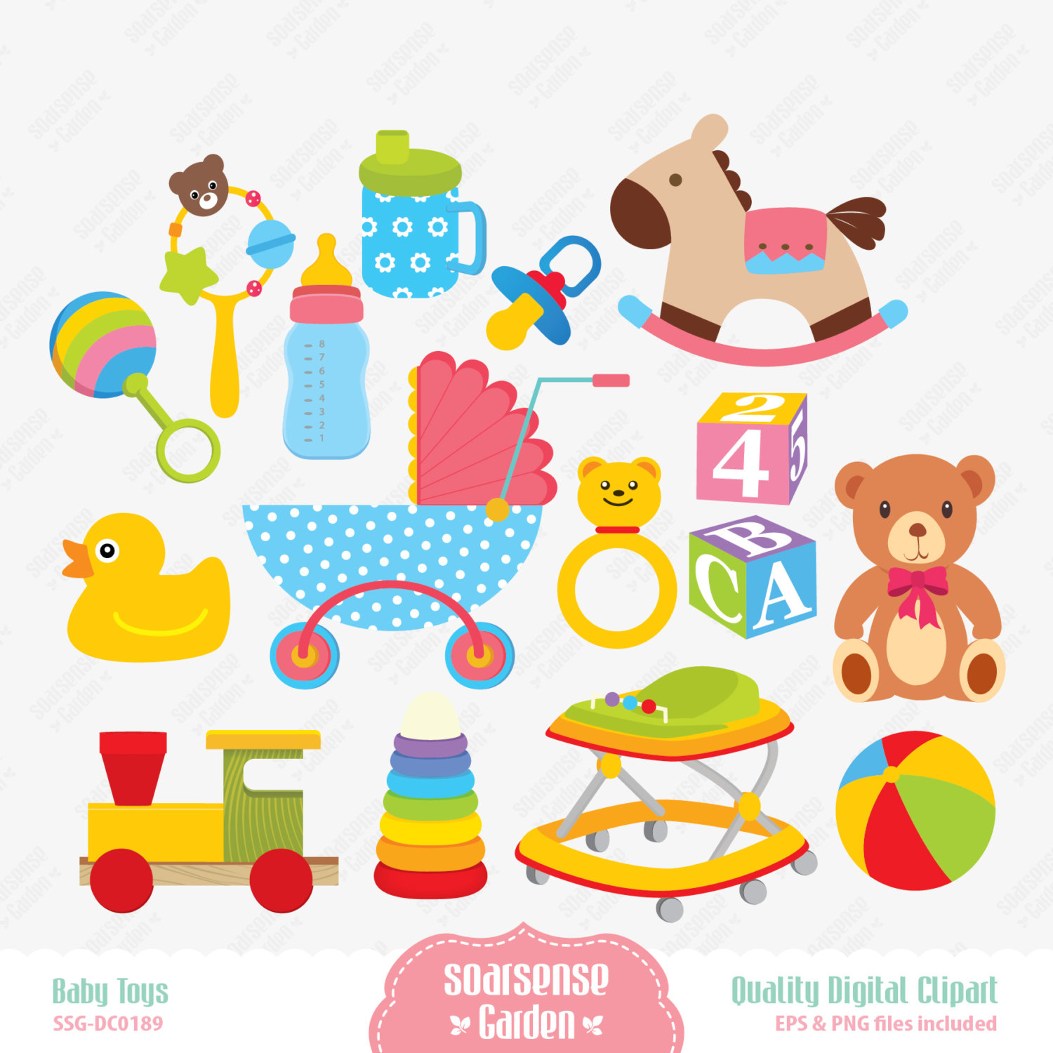 clipart toys baby toy