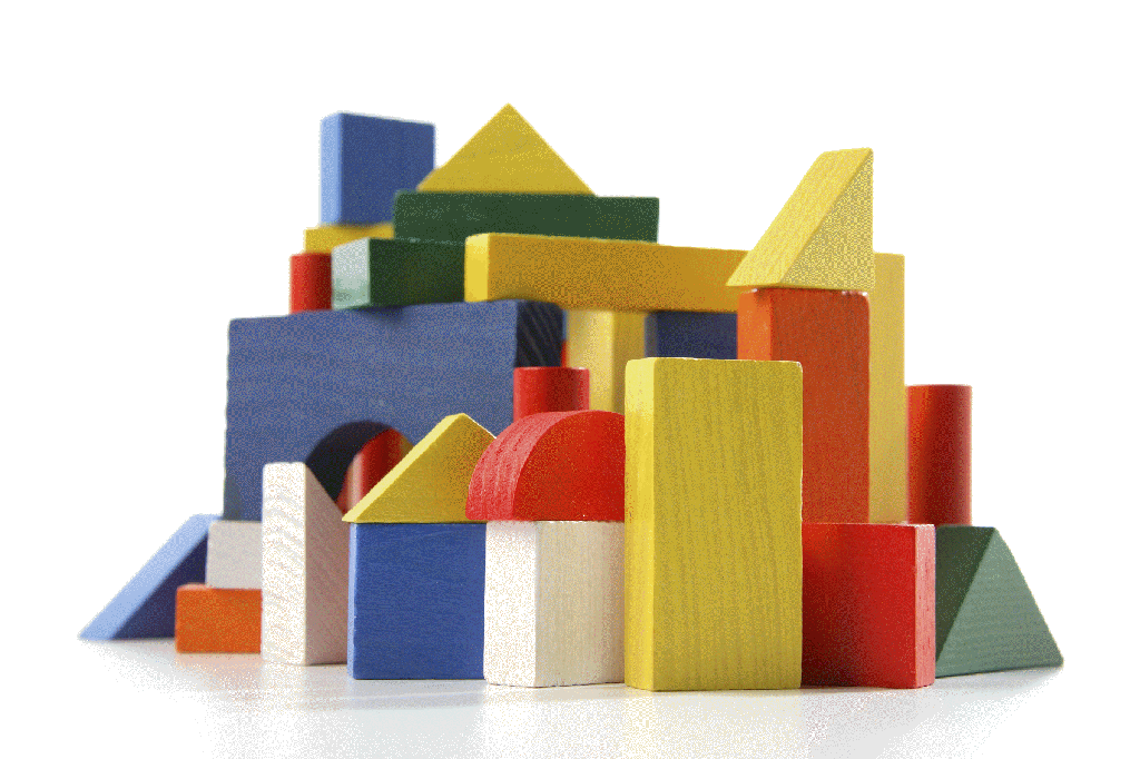 collaboration clipart building block