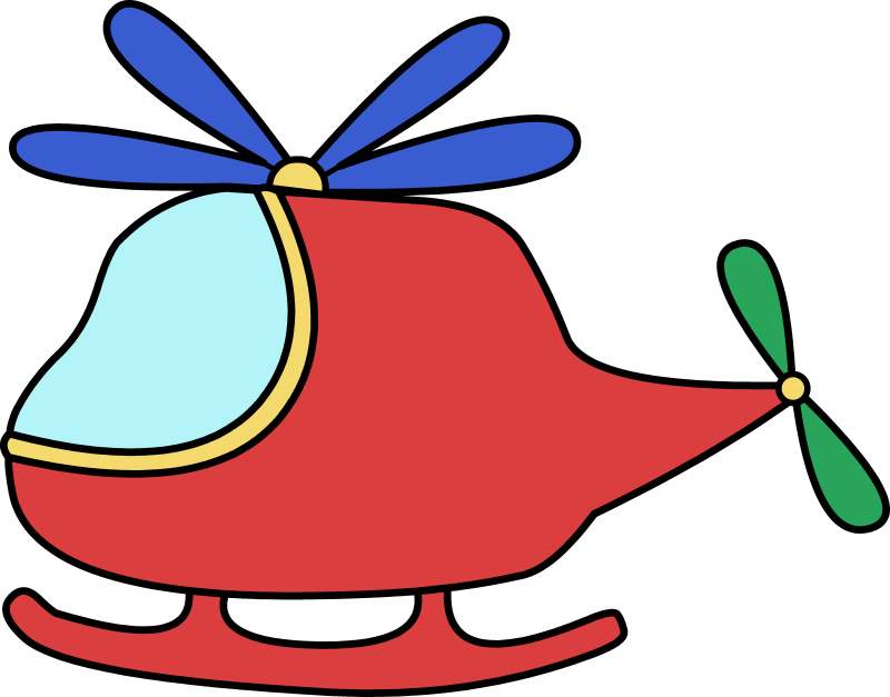 clipart toys helicopter