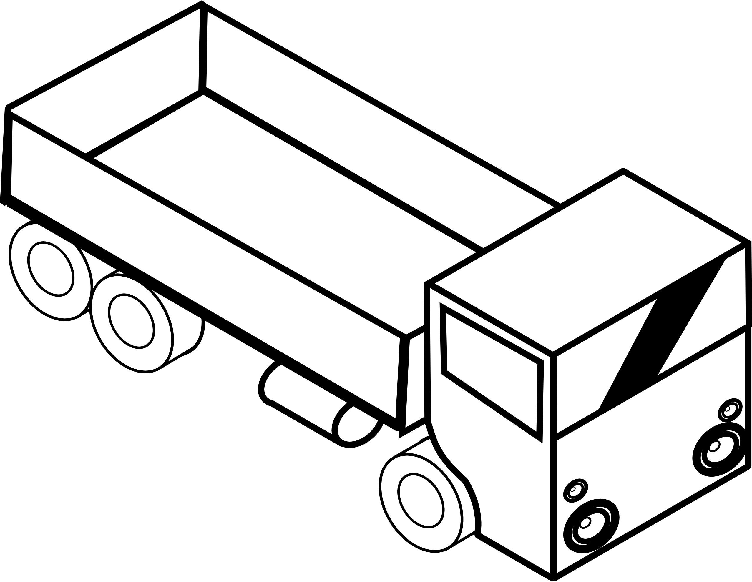 Truck panda free images. Firetruck clipart black and white