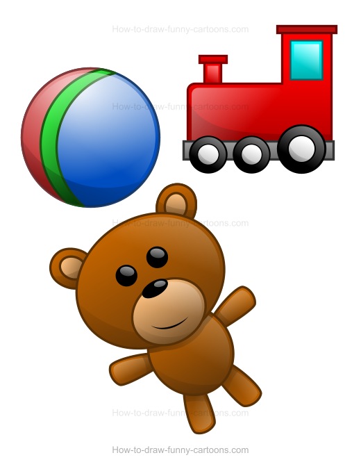 clipart toys simple