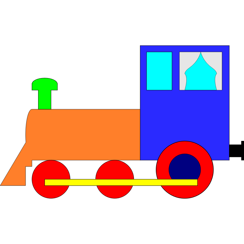 clipart train candy