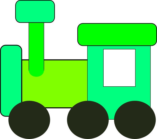 Green clip art at. Clipart train family