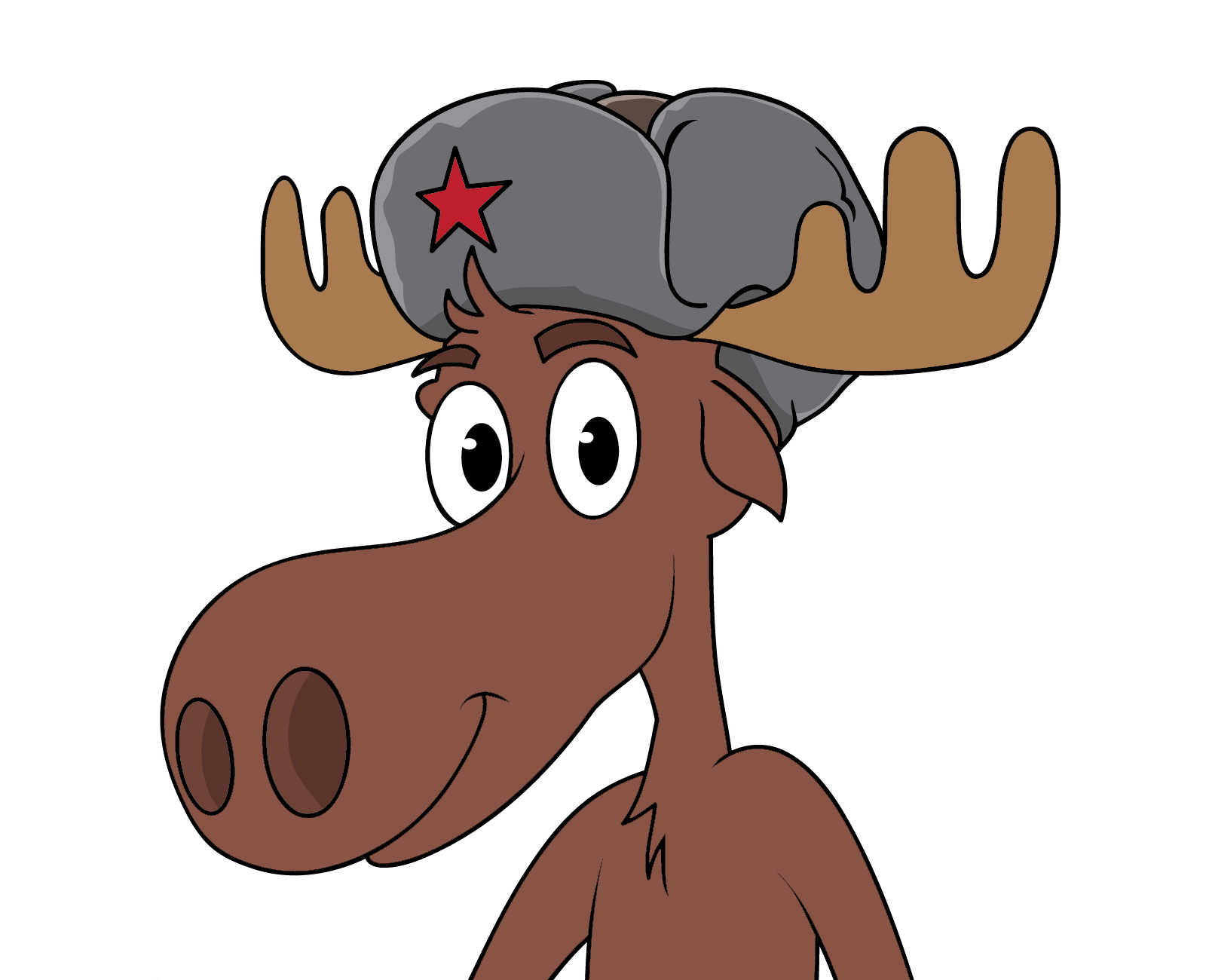 cup clipart moose