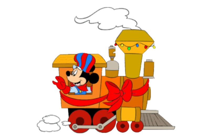 mickey clipart train