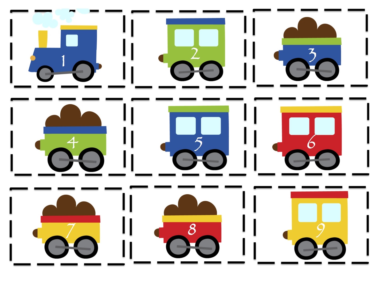 clipart train preschool