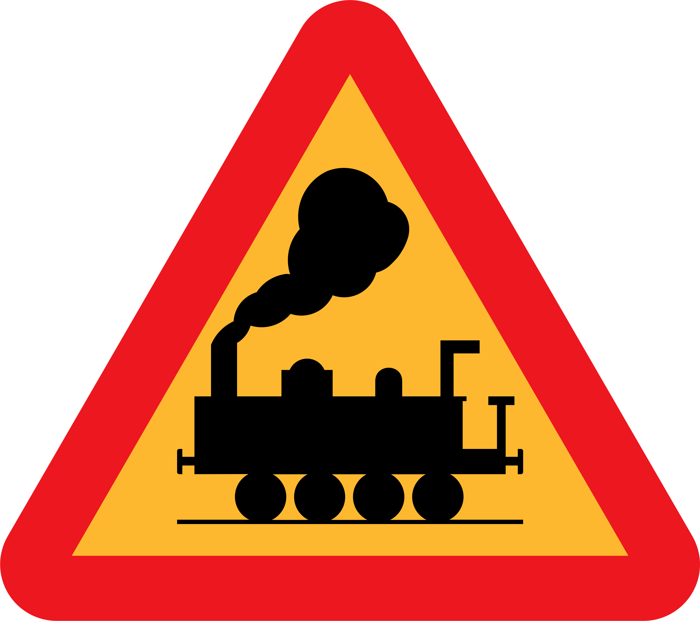 clipart train sign