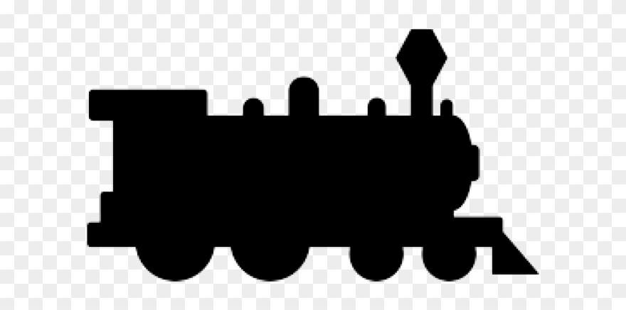 clipart train silhouette