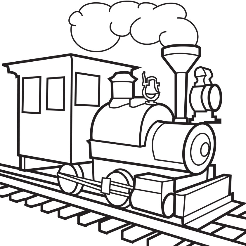 clipart train sketch