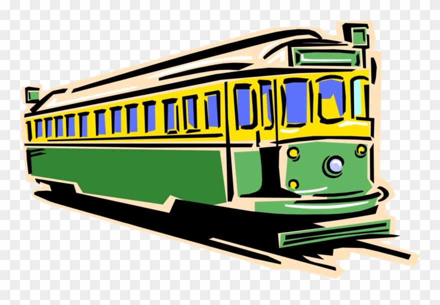 clipart train tram