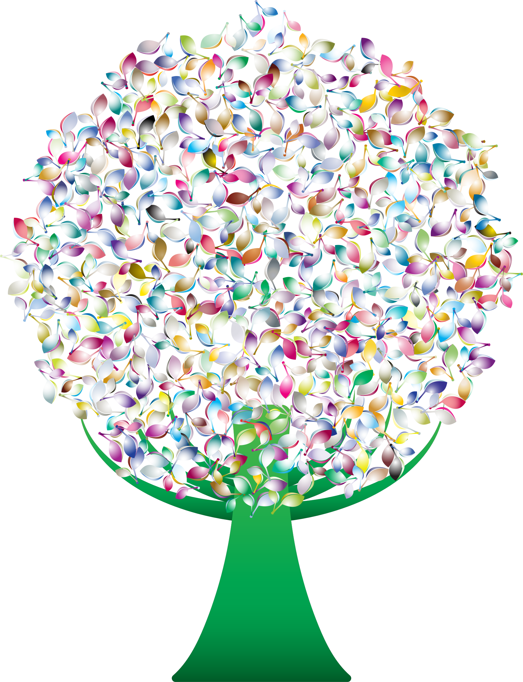 clipart tree abstract