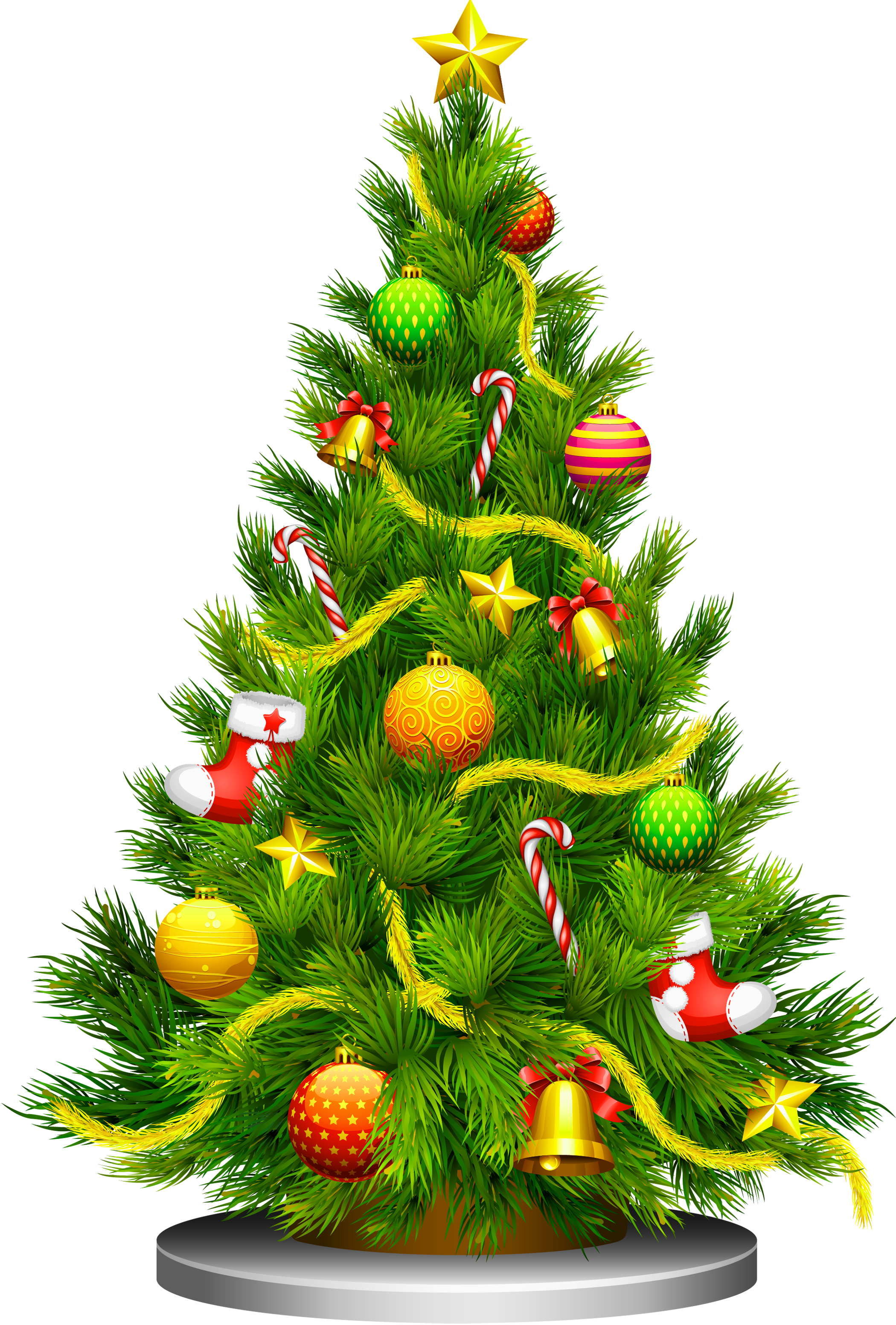 tree clipart christmass