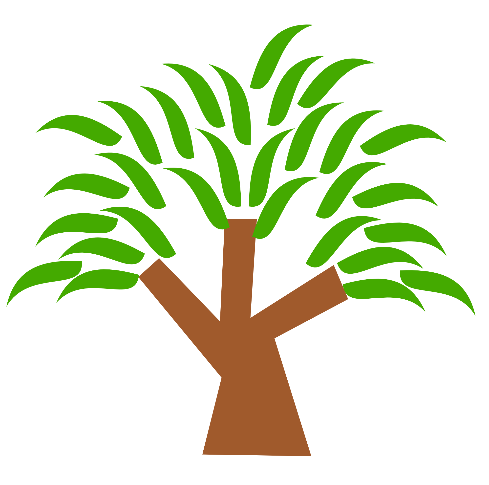 leaves clipart tree paper