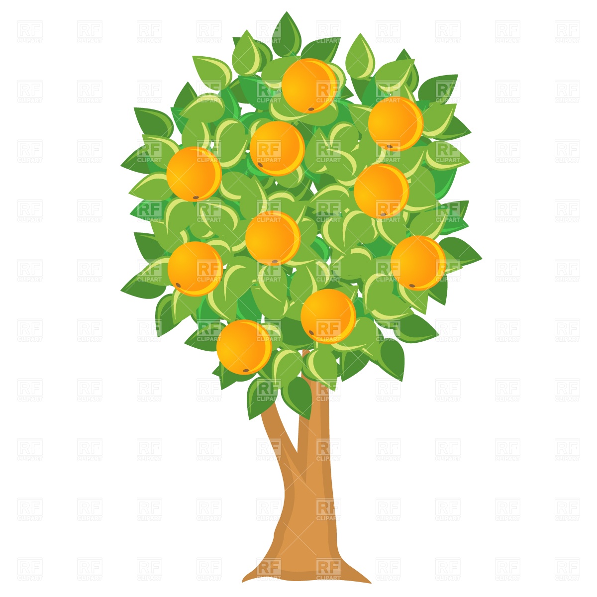 clipart trees food