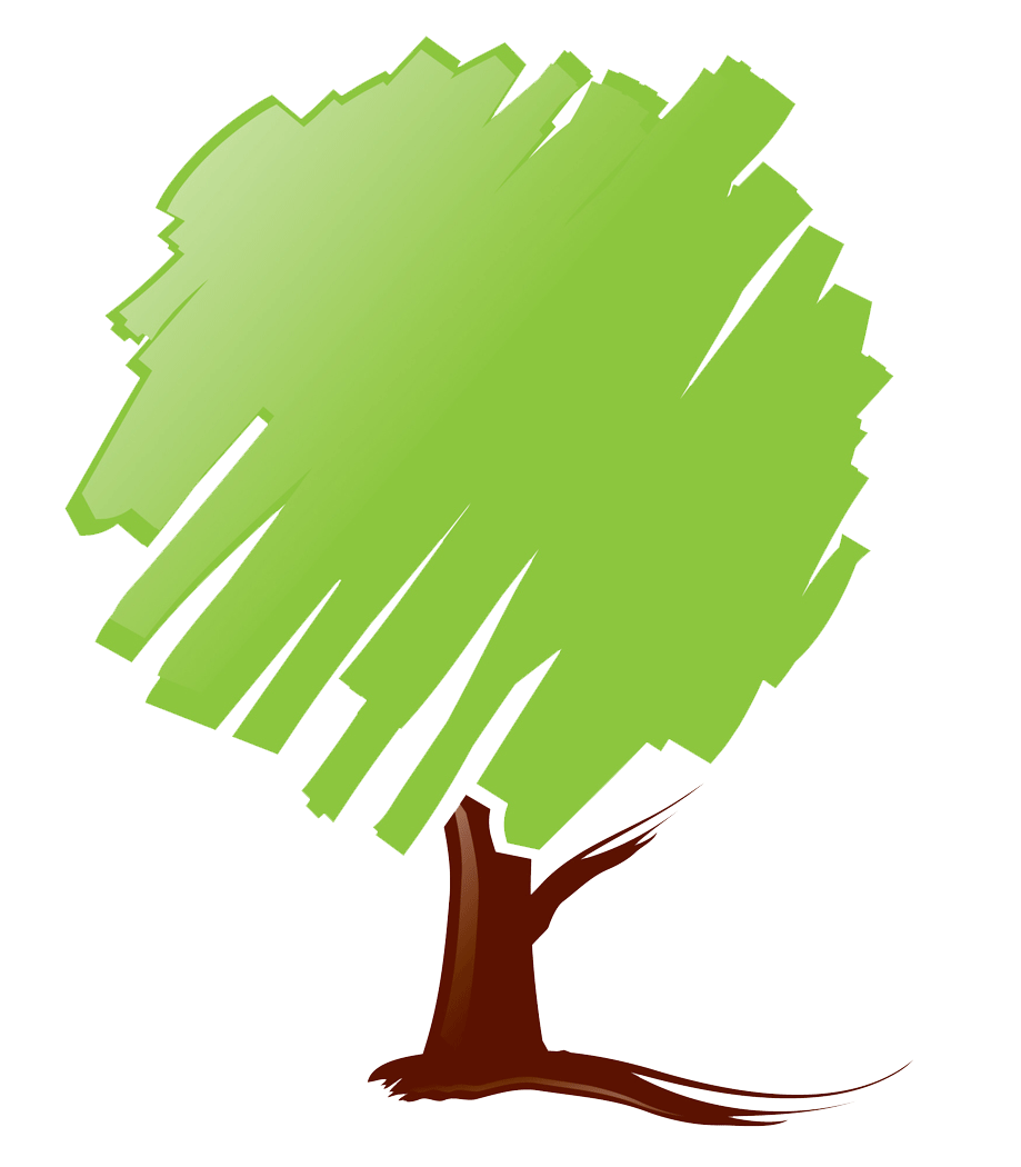 tree clipart hand holding