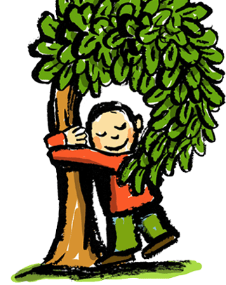 hugging clipart hug tree