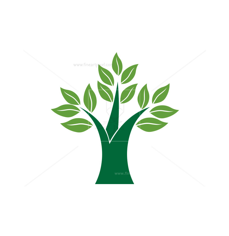 clipart trees logo