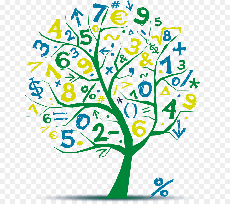 clipart tree math