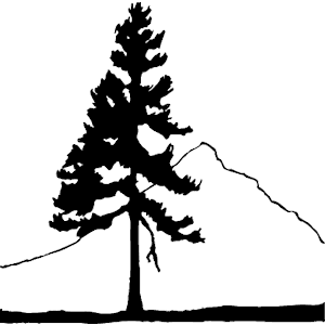 clipart tree mountain