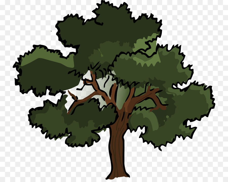 clipart tree oak