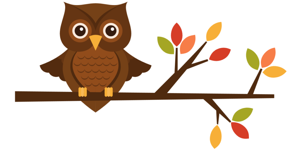 clipart trees owl
