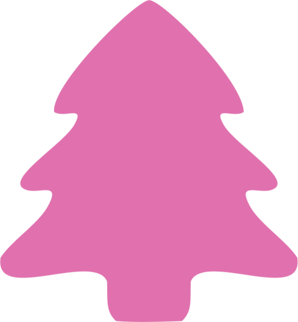 tree clipart pink