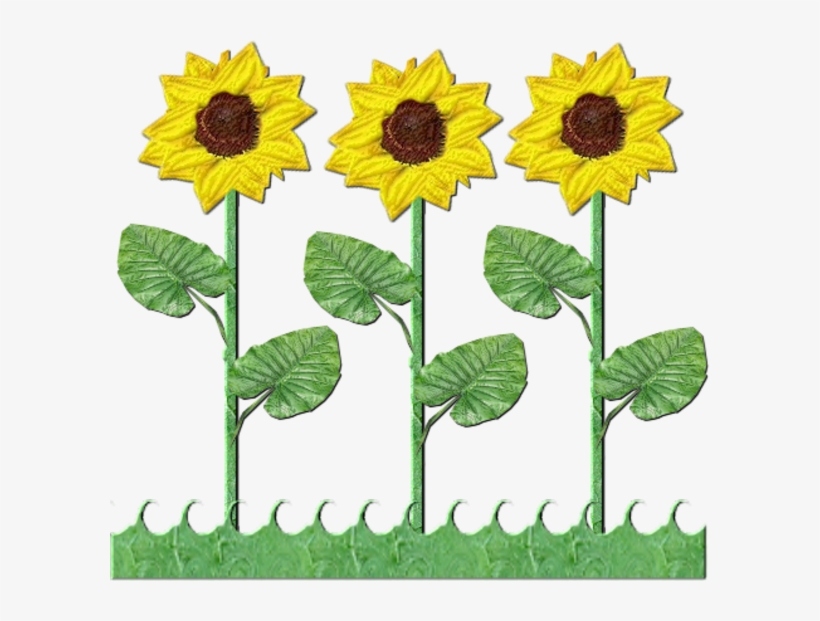 clipart trees sunflower