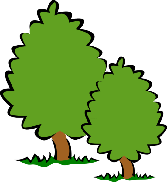 clipart trees woodland
