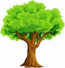 clipart trees cartoon
