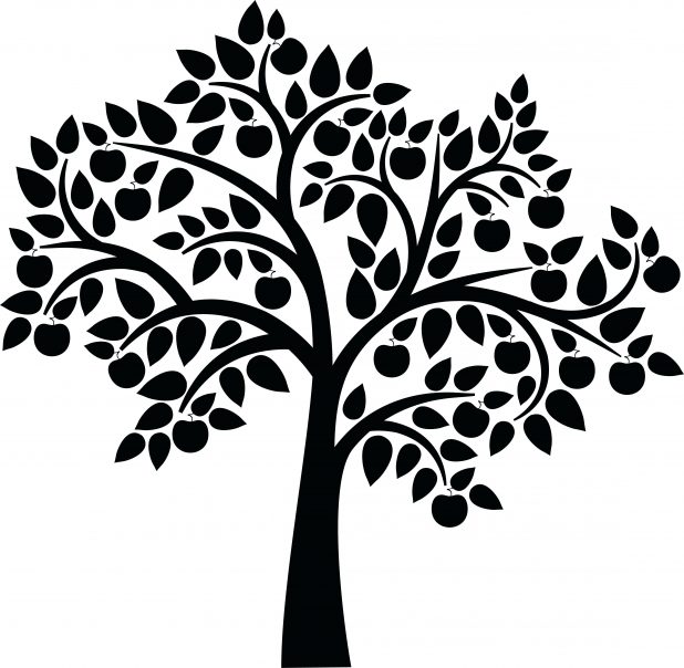 clipart trees easy