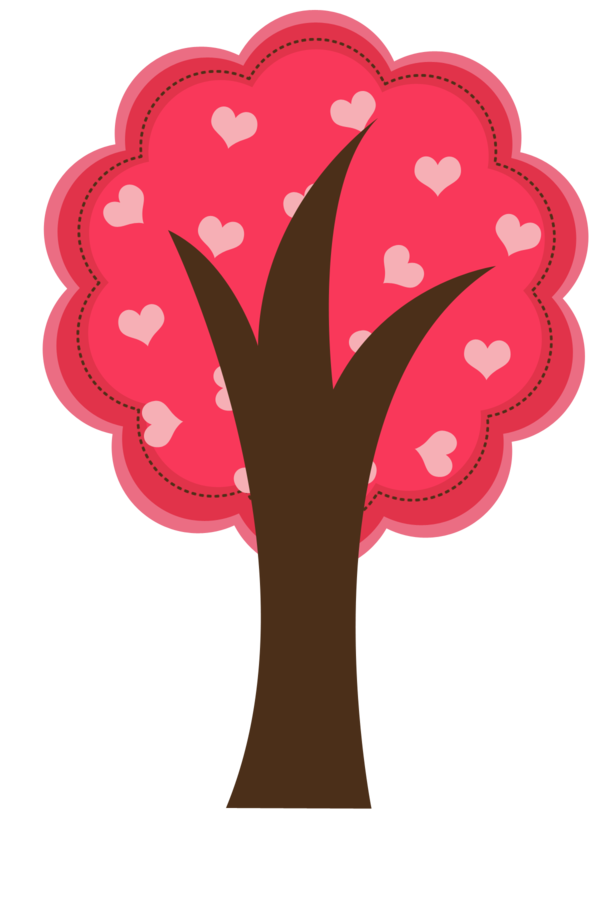 Clipart trees heart.  hearts valentine pinterest