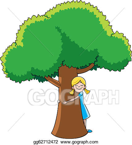 clipart trees hug