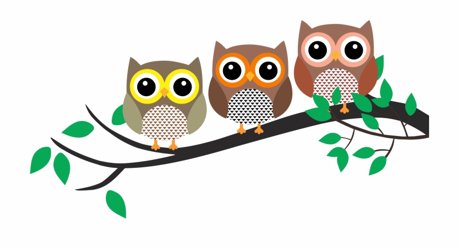 Owls clipart tree clipart. Big image owl on