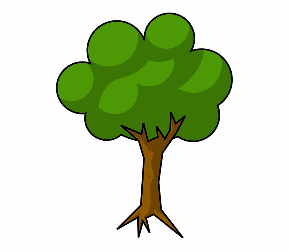 clipart trees simple
