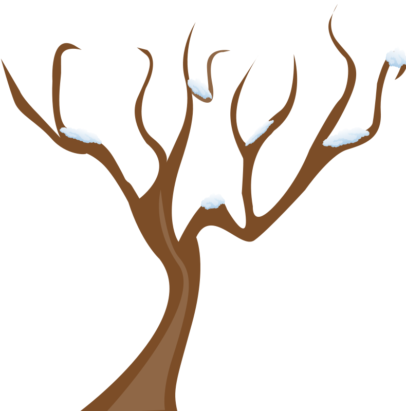 clipart trees spring
