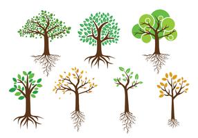 clipart trees vector
