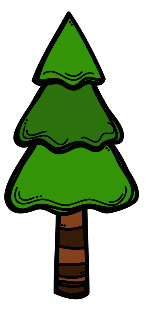 clipart trees woodland
