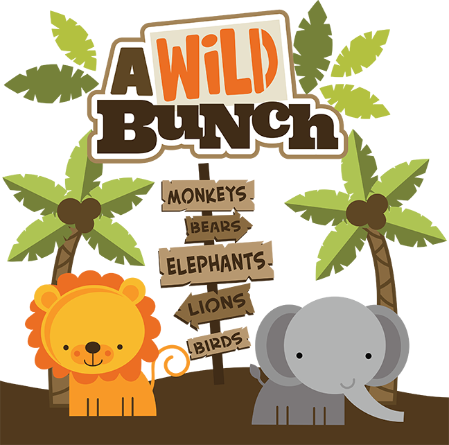 Clipart trees zoo. A wild bunch svg