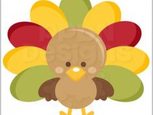X free clip art. Clipart turkey adorable