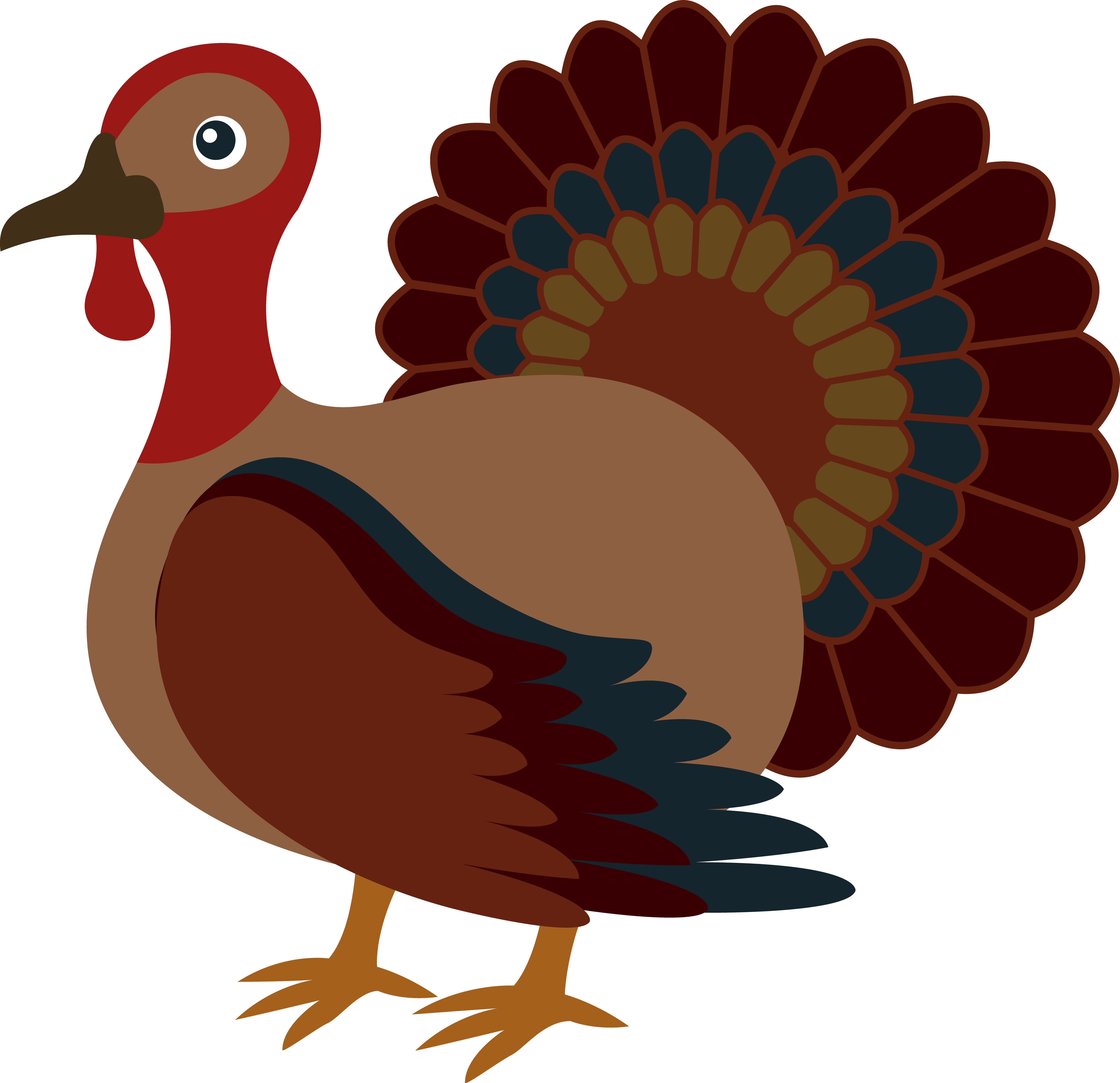 Clipart turkey adorable.  collection of cute