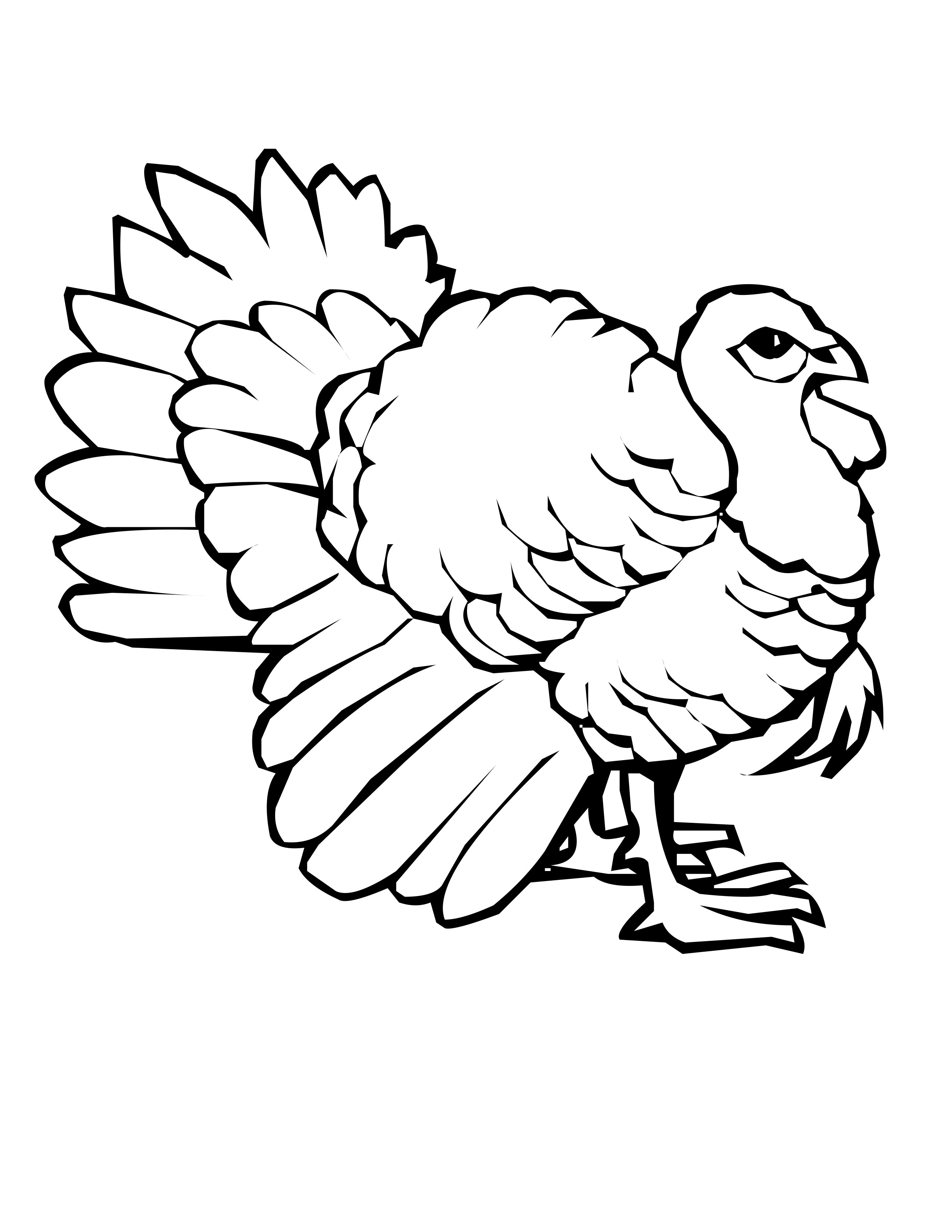 Clipart turkey drawing. Free pictures download clip