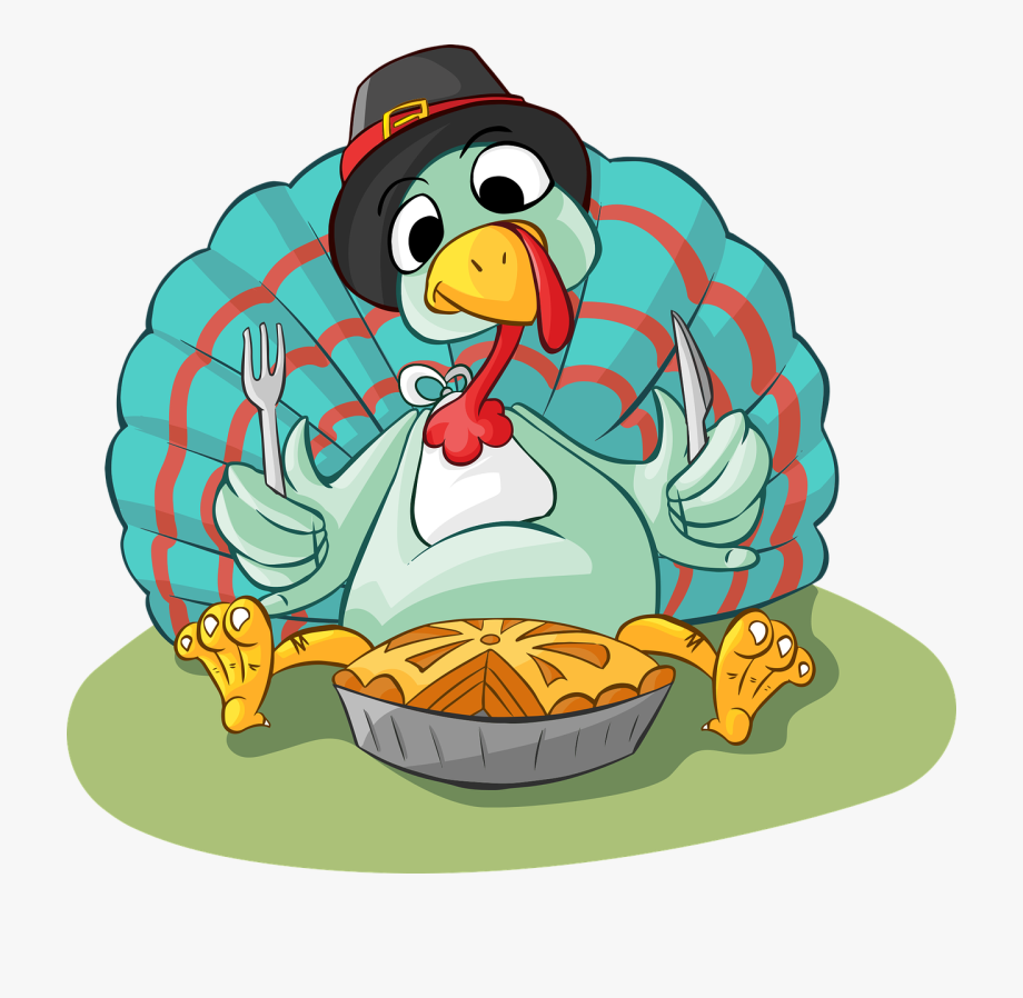 clipart turkey eating
