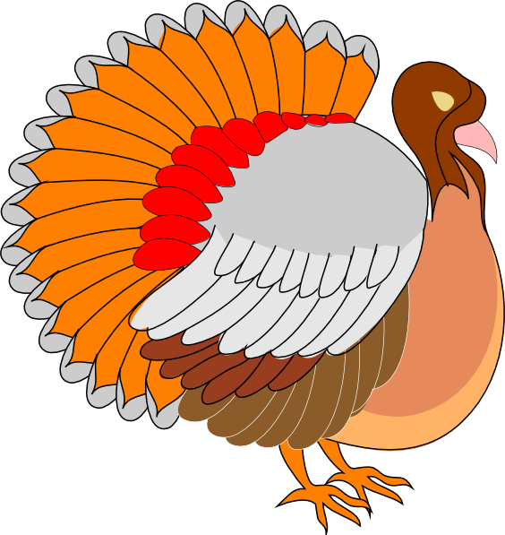 Cartoon clip art at. Clipart turkey family